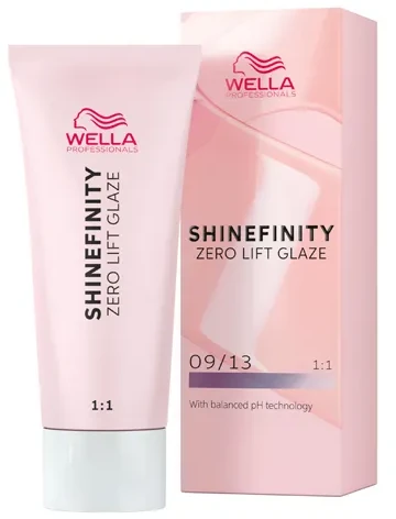 Plaukų dažai Wella Professionals Shinefinity Glaze 60ml - 09/13