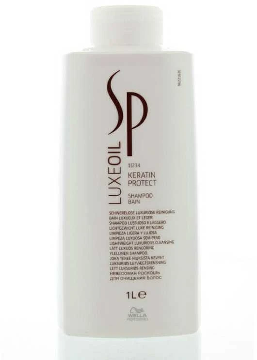 Wella Professionals SP Luxe Aliejus Keratin Protect šampūnas, 1000 ml