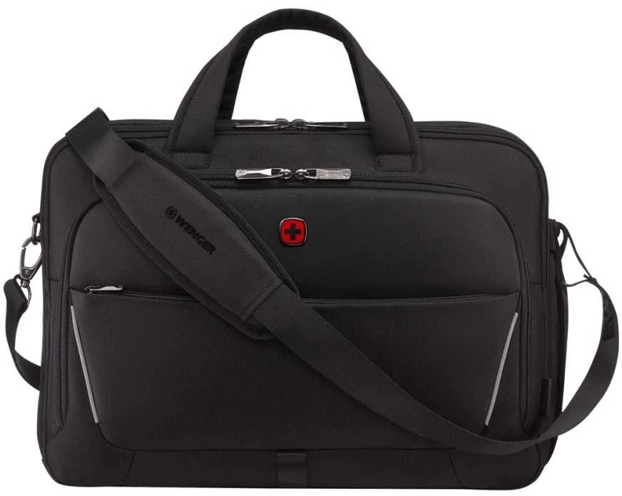 WNG Wenger Meteor Brief 16 – 17” Nešiojamas kompiuteris Briefcase with Planšetė Pocket Juodas (653498)