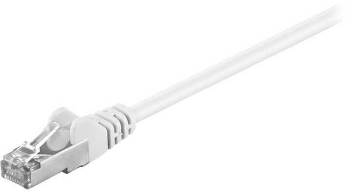 Wentronic Goobay CAT 5e Kabelis łączący, SF/UTP, balta - Długość kabla 25 m (JAB-1338719)