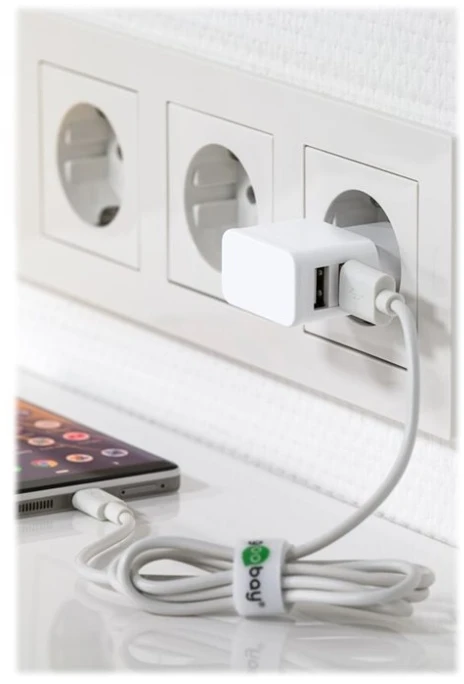 Įkroviklis Goobay Rinkinys, skirtas įkrauti dviem USB-C 2.4 A