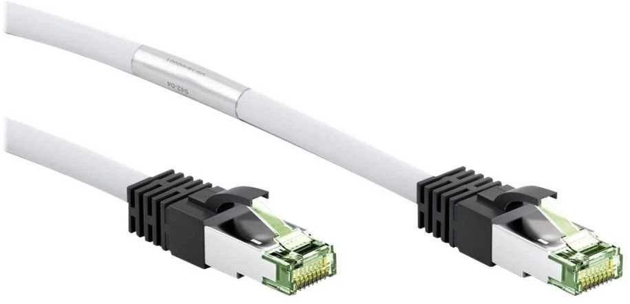Goobay CAT 8.1 patch cable, S/FTP (PiMF) 55122 0,25 m, Baltas, Cat 8.1 S/FTP