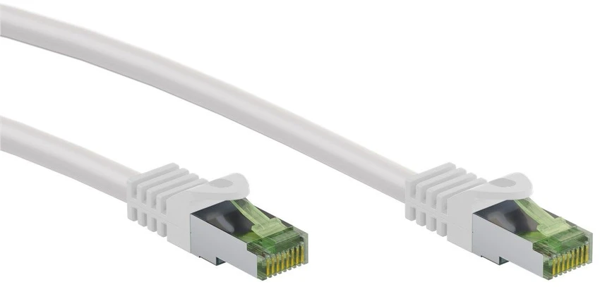 Goobay CAT 8.1-1500 S/FTP AWG26 LSZH Baltas 15m - Kabelio ilgis 15m