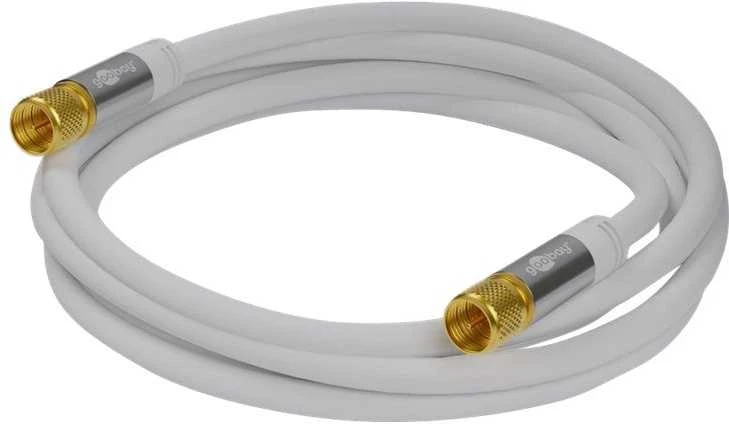 Wentronic Kabelis Goobay Antenowy 3m balta (JAB-4411050)