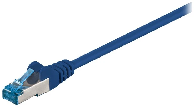 Wentronic Goobay CAT 6A S/FTP LAN pataisymo laido kabelis, mėlynas, 15 m