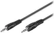 Kabelis Goobay Jack 3.5mm - Jack 3.5mm 10m juoda (50931)