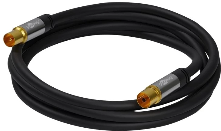 Kabelis Goobay Antenowy 3m sidabrinė (70378)