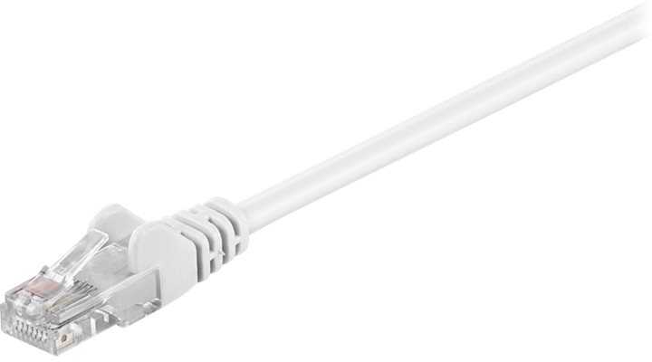 Wentronic RB-LAN CAT 5e Jungiamasis kabelis, U/UTP, baltas - Kabelio ilgis 50 m