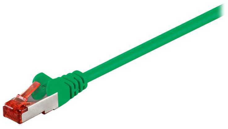Wentronic „Goobay“ CAT 6 jungiamasis kabelis, S/FTP (PiMF), Žalias - Kabelio ilgis 30 m