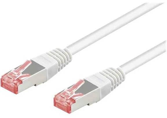 Goobay GB CAT6 TINKLO KABELIS, S/FTP, Baltas, 5M, LSZH