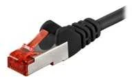 Wentronic Goobay CAT 6 patch kabelis, S/FTP (PiMF), juodas, 5 m - LSZH be halogenų, varis (68700)