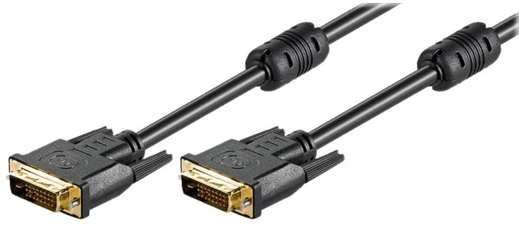 Goobay GB DVI CABLE 1.8M, DVI-D-DVI-D, DUAL-LINK 24+1 PIN