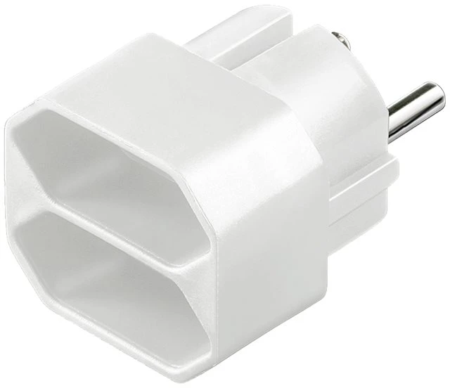 Wentronic Dviejų dalių elektrinis skirstytuvas 230V Goobay balta
