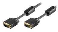 Wentronic VGA kabelis Goobay M/M Gold juodas - 7m