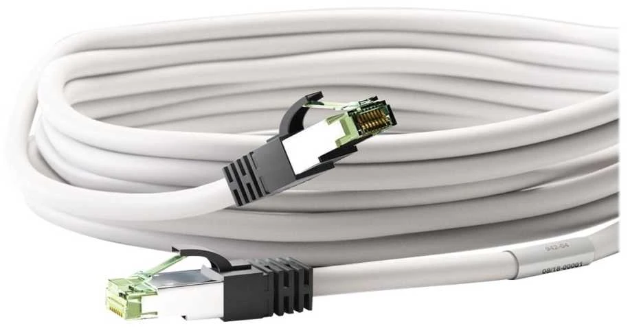 Goobay CAT 8.1 pataisinis kabelis, S/FTP (PiMF), baltas, 5 m