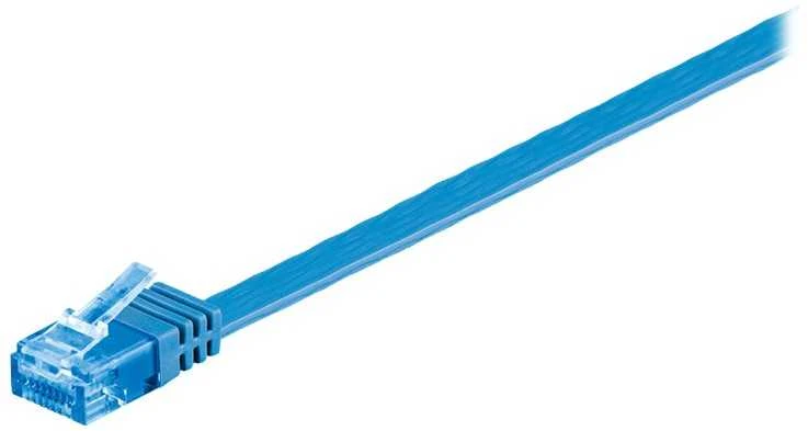 Wentronic Goobay LAN kabelis CAT 6A UTP FLAT mėlynas 3m