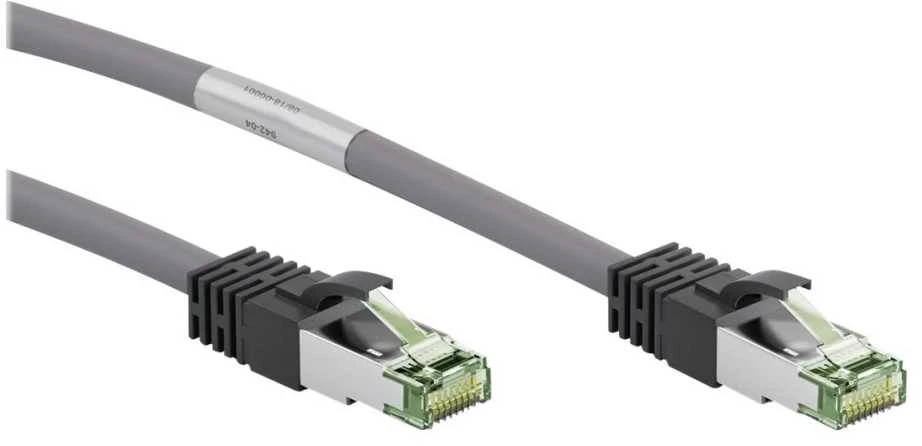 Goobay RJ45 pataisinis kabelis (CAT 6A, 500 MHz) su neapdorotu CAT 8.1 S/FTP kabeliu, - Kabelio ilgis 20 m