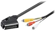 Wentronic Nedis Kabelis SCART - 3xRCA (perjungiami IN/OUT) kištukai 2.0m