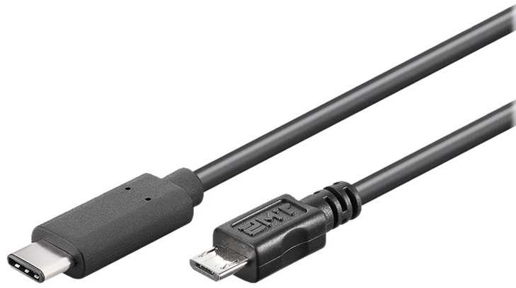 Goobay USB-C - micro-B laidas, 1 m