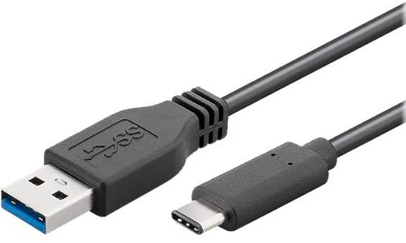 Goobay | Apvalus kabelis | Sinchronizuokite ir įkraukite Super Speed USB-C į USB A 3.0 įkrovimo laidą | 67890 | USB 3.0 kištukas (A tipas) | USB-C (vyriškas)