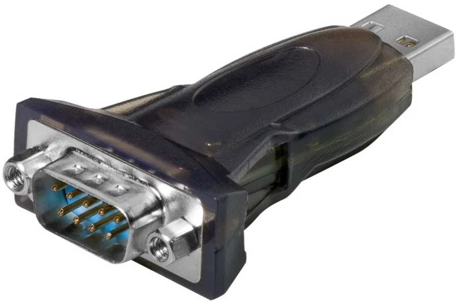 Goobay USB į RS232 keitiklis su skaidriu korpusu