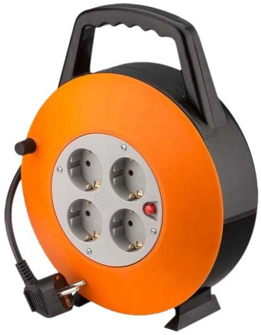 Wentronic Kabeltrommel mit Kabelführung 15,0m - 71354