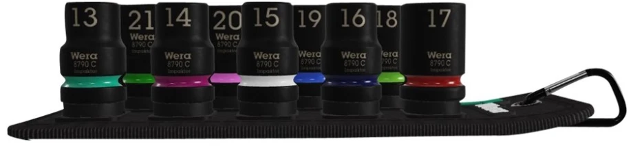 WERA Belt C Impaktor 1 lizdų komplektas