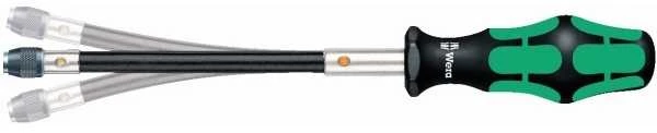 Wera rankena bitams 1/4'' x 177 mm su lenkiamu kotu (05028160001)