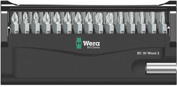 Wera Wera Bit-Check 30 Wood 2 SB