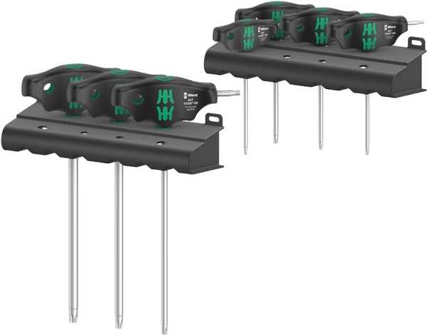 T-formos atsuktuvų rinkinys WERA 467/7 Torx HF