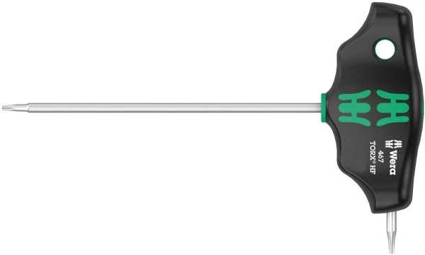 Atsuktuvas su T-formos rankena WERA 467 Torx HF TX25x100