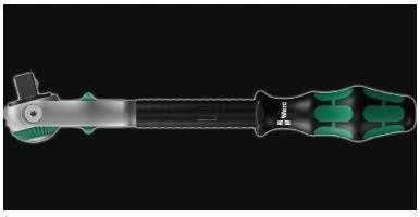 Terkšlė Wera Zyklop Speed, 1/2" antgalis, 8000C, blisteryje