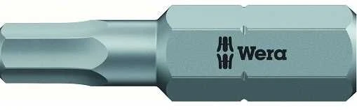 Grąžtas Wera 840/1 Z antgaliai, 1 vnt., Šešiakampis (metrinis), 3 mm, 25 mm, 25,4 / 4 mm (1 / 4"), šešiakampis