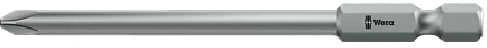 Grąžtas antgalis 1/4" varžtams su Phillips lizdu, dydis PH3/70mm, Wera [05059790001]