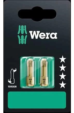 Grąžtas Atsuktuvo antgaliai Wera Torsion 2 vnt PZ1 x 25mm