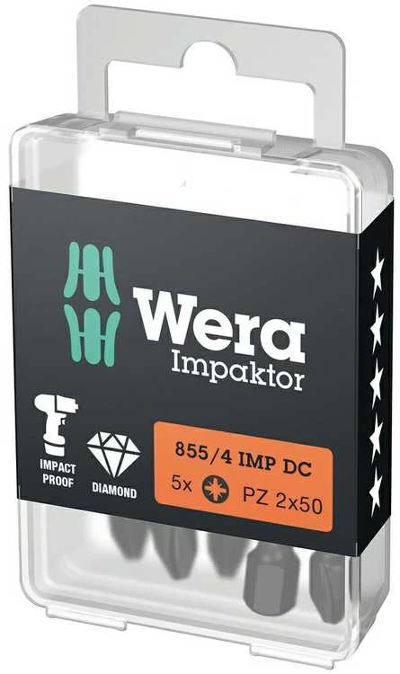 Antgalis 855/4 IMP DC PZ 3 x 50 mm, Wera