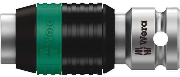 Adapteris 1/4" antgaliams su greita fiksacija Wera Zyklop, 1/4" tvirtinimas