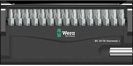 Wera Wera Bit-Check 30 TX universal 1 SB