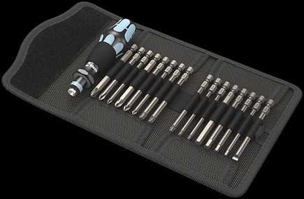 Wera Dėklas su 89mm antgalais, nerūdijančio plieno "Kraftform Kompakt 60 Stainless"