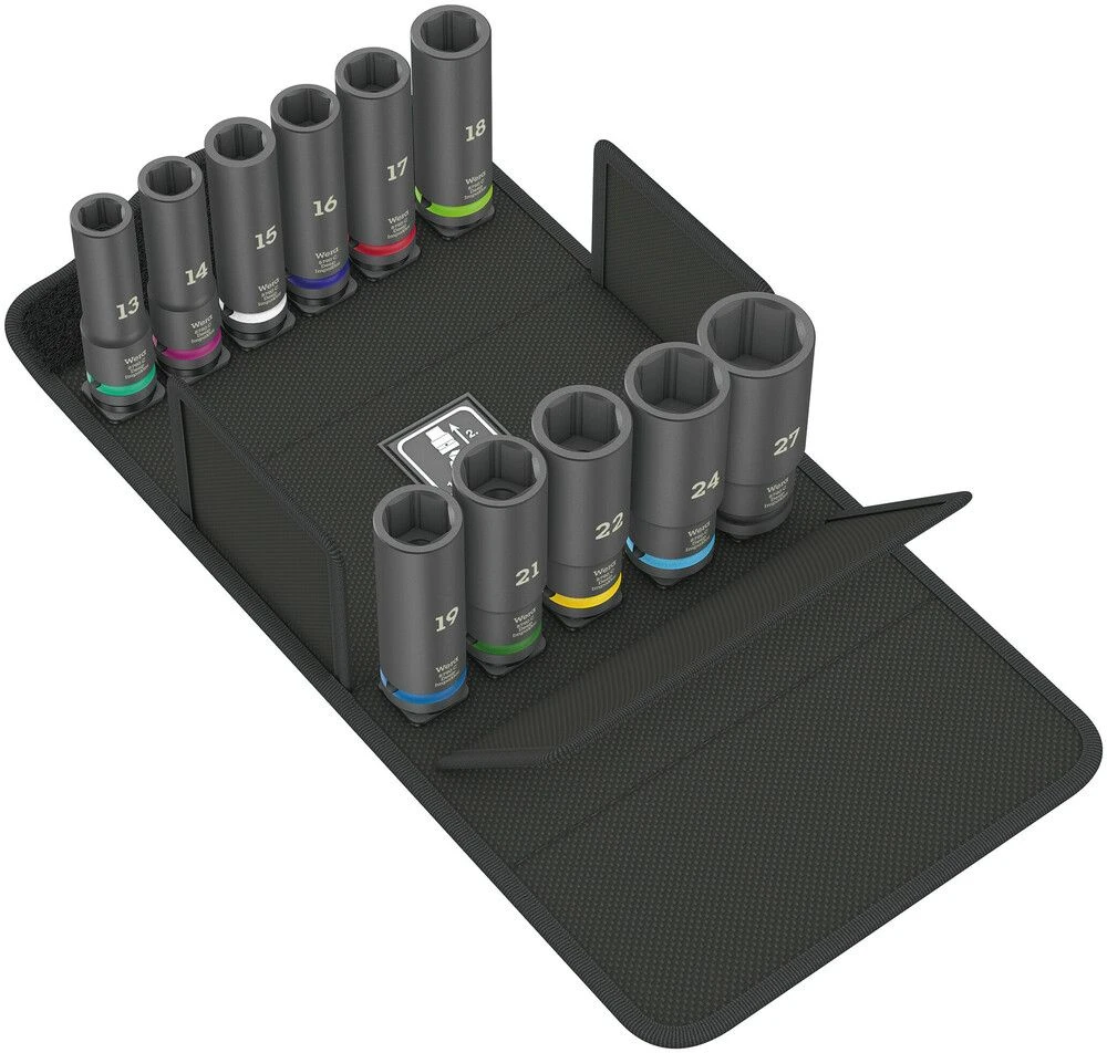 Wera Werkzeuge Wera 1/2" smūginių galvučių rinkinys 8790 C Impaktor Deep Set 1 05004841001 11 dalių