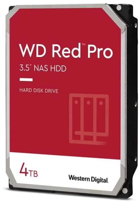Western Digital Raudona Pro internal hard drive 4 TB 7200 RPM 256 MB 3.5" Serial ATA III