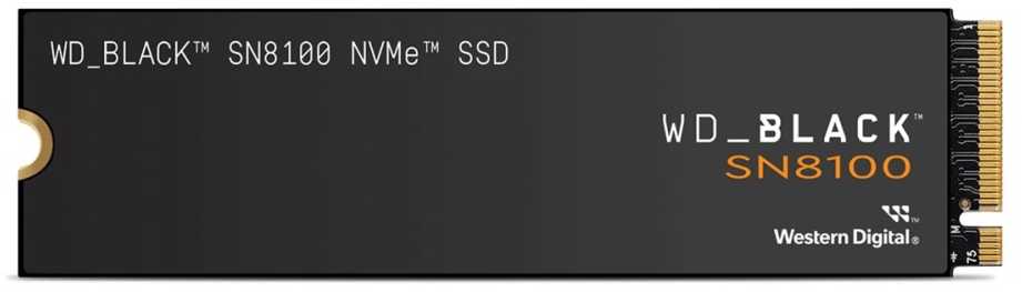Sandisk „Western Digital“ Juodas SN8100 2 TB M.2 PCI Express 5.0 NVMe TLC 3D NAND diskas
