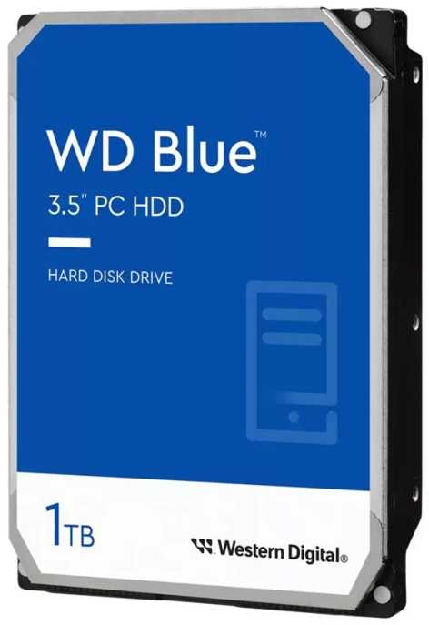 SanDisk WD Mėlyna 1TB SATA 3.5inch HDD 6Gb/s