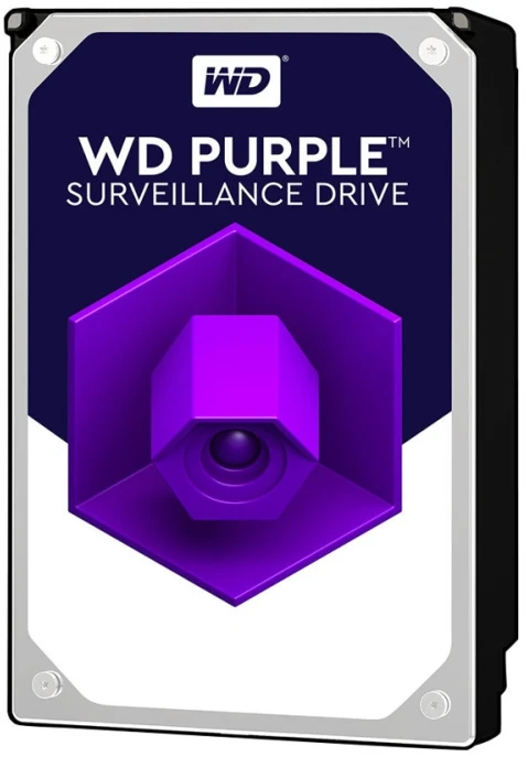 Western Digital WD Violetinė WD20PURZ standusis diskas 2 TB 3.5" SATA 6Gb/s 5400 aps./min., atnaujintas