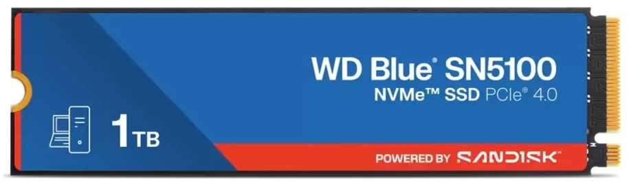 Sandisk Western Digital 1TB WD Mėlyna® SN5100 NVMe™ SSD