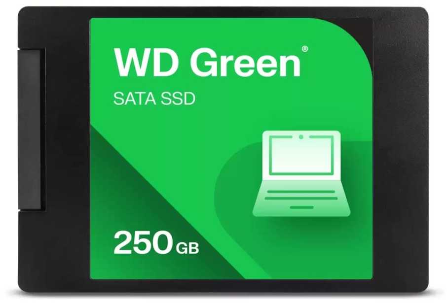 SSD diskas su „SANDISK“ WD Žalias (2,5 colio, 250 GB, SATA 6 Gb/s)