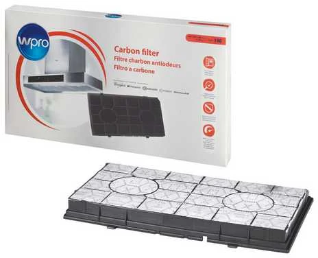 Whirlpool 484000008578, Gartraukio filtras, Juoda, Balta, 485 mm, 270 mm, 48 mm, 1 vnt.