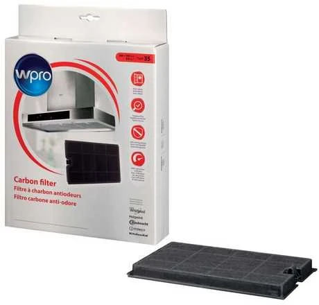 Whirlpool 484000008675, Gartraukio filtras, Juodas, 1 vnt.