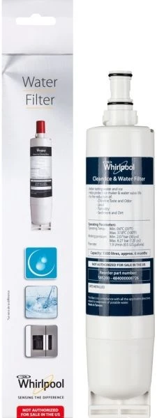 Whirlpool vandens filtras šaldytuvui WH4396508