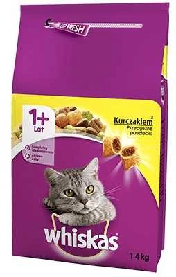 Whiskas Cat Adult su Vištiena ir Daržovėmis 14kg